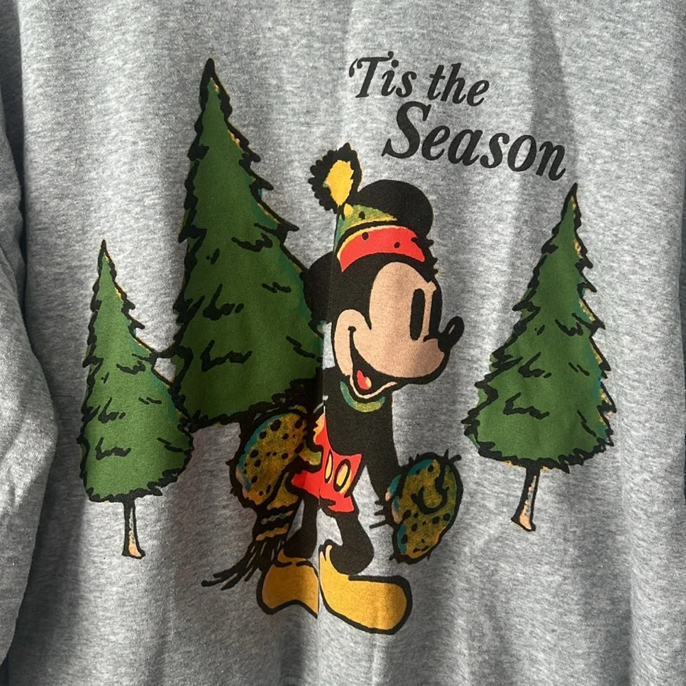 Disney Mickey Mouse Holiday Crewneck - Juniors XL - Picture 2 of 6